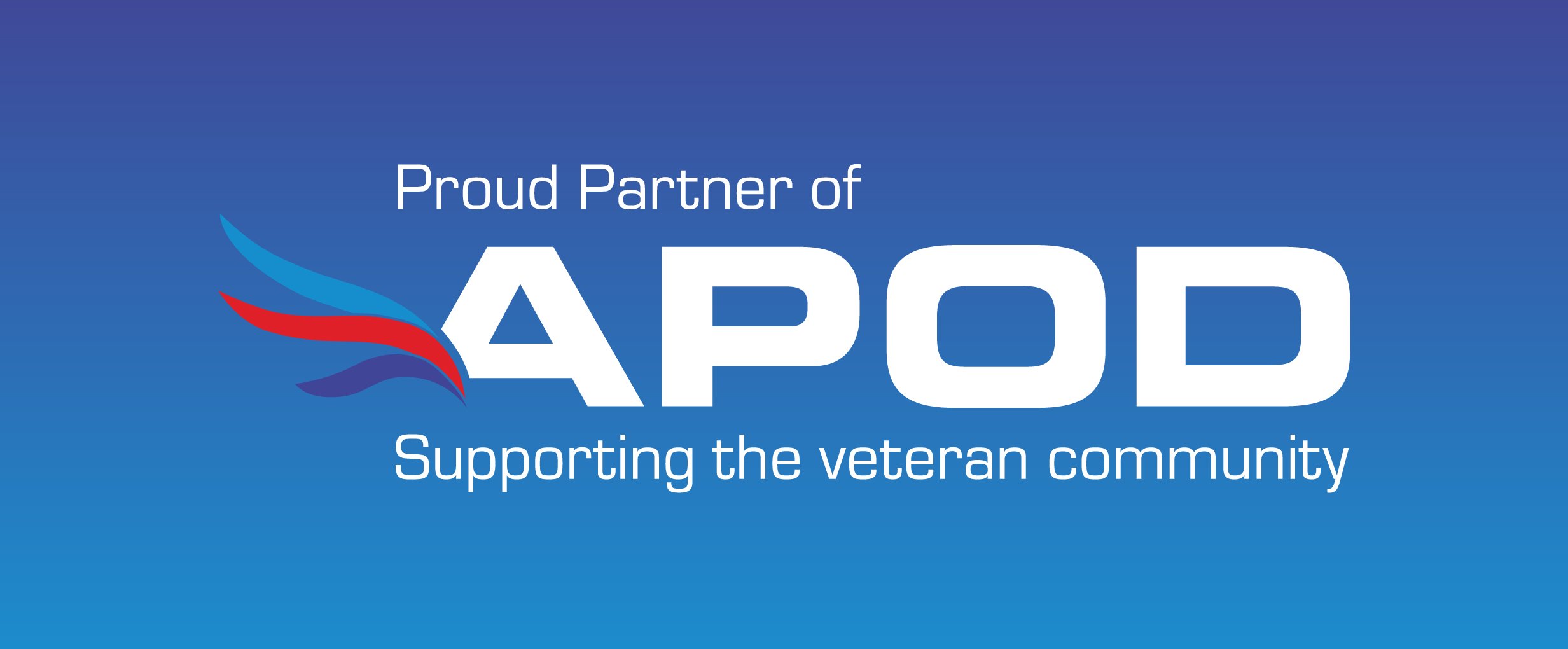 Proud partner of APOD — supporting the veteran community